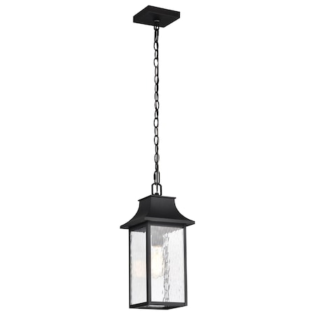 Nuvo Austen Outdoor Hanging Lantern 1 Light Matte Black Finish 60/5996